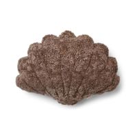 Billede af Natures Collection Shell Cushion of New Zealand Sheepskin Short Wool Small 35x50 cm - Taupe