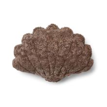 Billede af Natures Collection Shell Cushion of New Zealand Sheepskin Short Wool Medium 42x58 cm - Taupe