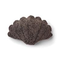 Billede af Natures Collection Shell Cushion of New Zealand Sheepskin Short Wool Large 75x74 cm - Cappuccino