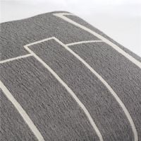 Billede af Kristina Dam Studio Architecture Cushion Cover 60x60 cm - Black/Off White