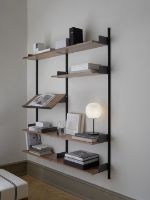 Billede af New Works Living Shelf 1900 190x163,5 cm - Walnut/Black