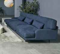 Billede af GUBI Flaneur Sofa 3 Seater B: 270 cm - Black Matt/Drive 1127