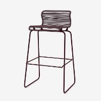 Billede af Montana Panton One Bar SH: 76 cm - Black Red/Marcel