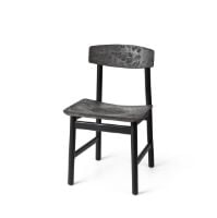 Billede af Mater Conscious Chair BM3162 SH: 46 cm - Black Beeck/Coffee Black