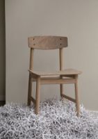 Billede af Mater Conscious Chair BM3162 SH: 46 cm - Soaped Oak/Coffee Light SÆT AF 4 KAMPAGNETILBUD