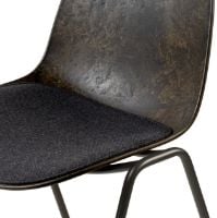 Billede af Mater Eternity Sidechair W Upholstery Seat SH: 46 cm - Re-Wool Grey 198 SÆT AF 4 KAMPAGNETILBUD