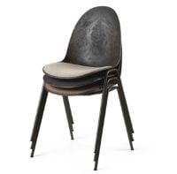 Billede af Mater Eternity Sidechair W Upholstery Seat SH: 46 cm - Re-Wool Rust 378 SÆT AF 4 KAMPAGNETILBUD