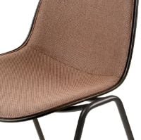 Billede af Mater Eternity Sidechair W Full Front Upholstery SH: 46 cm - Re-Wool Rust 378 SÆT AF 4 KAMPAGNETILBUD