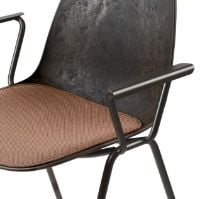 Billede af Mater Eternity Armchair Upholstery Seat SH: 46 cm - Re-Wool Rust 378 SÆT AF 4 KAMPAGNETILBUD