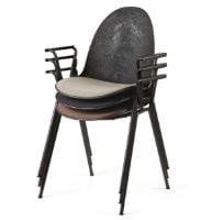Billede af Mater Eternity Armchair Upholstery Seat SH: 46 cm - Re-Wool Rust 378 SÆT AF 4 KAMPAGNETILBUD