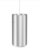 Billede af Moebe Tube Pendant Large H: 28 cm - Brushed Aluminium