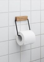 Billede af Moebe Toilet Roll Holder H: 14 cm - Oak/Black