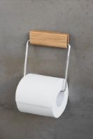 Billede af Moebe Toilet Roll Holder H: 14 cm - Oak/Steel