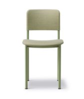Billede af Fredericia Furniture 3414 Plan Fuldpolstret Stol SH: 45 cm - Steelcut Trio 924/Modernist Green Lacquered