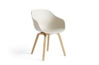 Billede af HAY AAC 222 About A Chair H: 82 cm - Lacquered Oak Veneer/Melange Cream