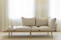 Billede af Umage Lounge Around 3-Seater Sofa L: 231,6 cm - Dark Oak/White Sands