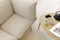 Billede af Umage Lounge Around 1,5-Seater Sofa L: 127 cm - Oak/White Sands