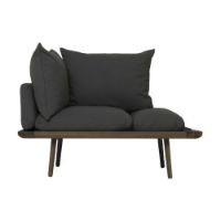 Billede af Umage Lounge Around 1,5-Seater Sofa L: 127 cm - Dark Oak/Shadow