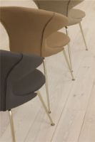 Billede af Umage Time Flies Chair SH: 44 cm - Mocca/Brass