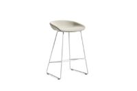 Billede af HAY AAS 39 About A Stool Full Upholstery SH: 65 cm - White Powder Coated Steel/Coda 100