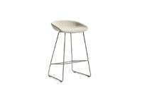 Billede af HAY AAS 39 About A Stool Full Upholstery SH: 65 cm - Stainless Steel/Coda 100
