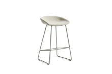 Billede af HAY AAS 39 About A Stool Full Upholstery SH: 65 cm - Stainless Steel/Coda 100