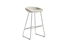 Billede af HAY AAS 39 About A Stool Full Upholstery SH: 75 cm - Stainless Steel/Coda 100
