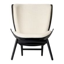 Billede af Umage The Reader Wing Chair SH: 43 cm - Teddy White/Sort Eg