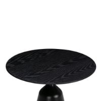Billede af Wendelbo Coin Side Table Low Ø: 58 cm - Black Stained Oak