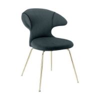 Billede af Umage Time Flies Chair SH: 44 cm - Quantom Blue/Brass