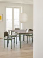Billede af Fredericia Furniture 6631 Plan Bord 200x100 cm - Røget Eg/Modernist Green 