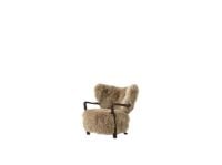 Billede af &Tradition Wulff ATD2 Lounge Chair SH: 41 cm - Walnut / Sheepskin Honey