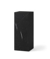 Billede af Audo Copenhagen Plinth Pedestal H: 75 cm - Black Marble Marquina