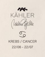 Billede af Kähler Astro Stjernetegnsfigur H: 16 cm - Krebs