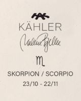 Billede af Kähler Astro Stjernetegnsfigur H: 14 cm - Skorpion