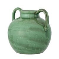Billede af Bloomingville Cham Deko Vase H: 25,5 cm - Grøn/Terracotta OUTLET