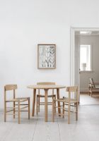 Billede af Fredericia Furniture 3239 J39 Mogensen Spisebordsstol SH: 46,5 cm - Sæbebehandlet Bøg/Natur Flet