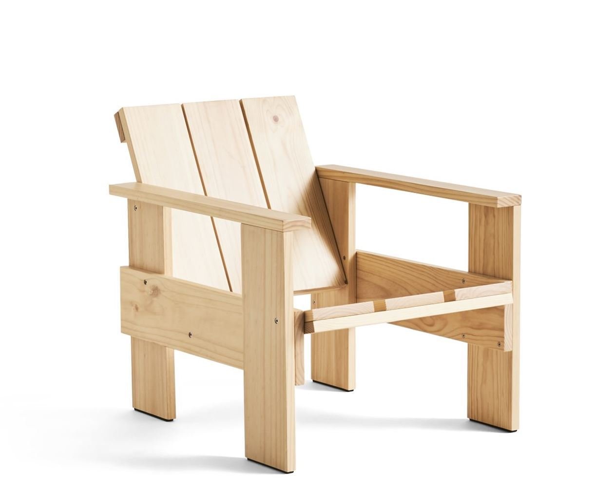 Billede af HAY Crate Lounge Chair SH: 32 cm - Lacquered Pinewood