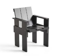 Billede af HAY Crate Dining Chair SH: 45 cm - Black