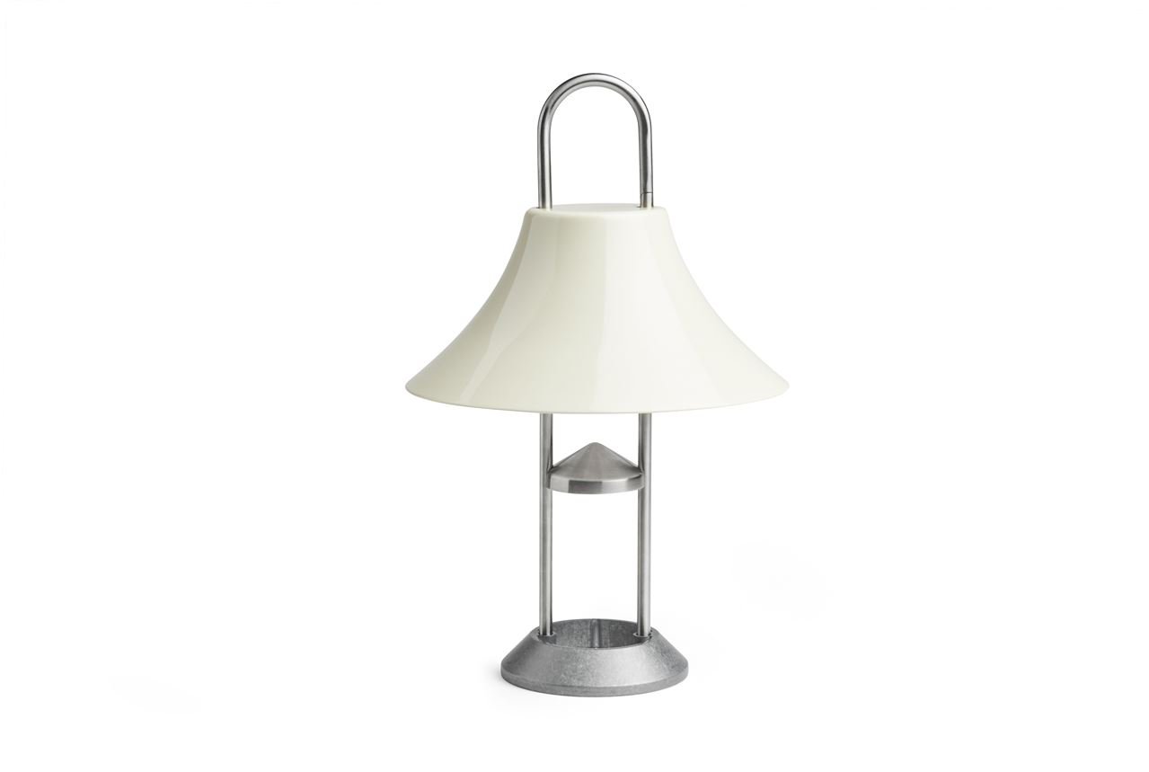 Mousqueton Portable Lampe H: cm - Oyster White