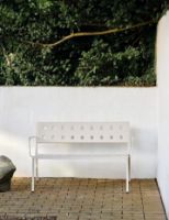 Billede af HAY Balcony Dining Bench L: 114 cm - Chalk Beige