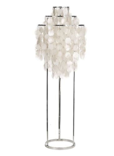 Verpan Fun 1 STM Gulvlampe H: 120 cm - Krom/Pearl