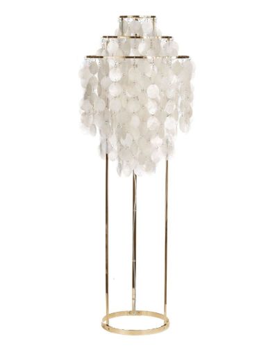 Verpan Fun 1 STM Gulvlampe H: 120 cm - Messing/Pearl