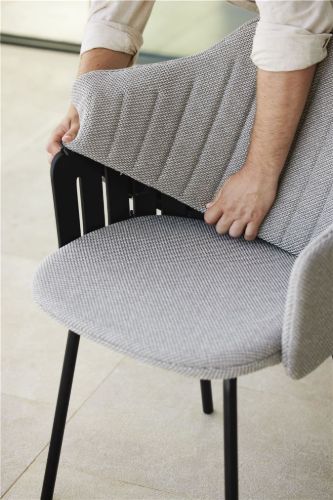 Cane-line Outdoor Choice Stol Sædehynde - Taupe
