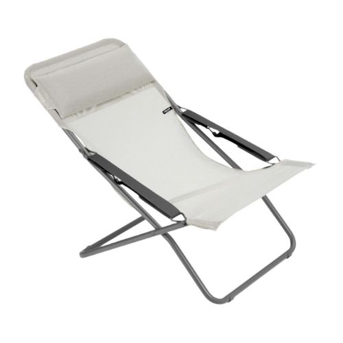 Lafuma Deckchair Transabed SH: 34 cm Batyline ISO - Seigle II