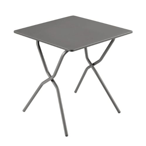 Lafuma Balcony II Square Table Colorblock H: 73 cm - Titane