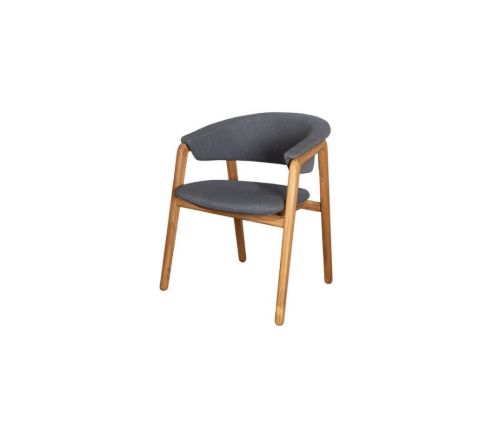 Cane-line Outdoor Luna Stol SH: 46 cm - Teak/Grey