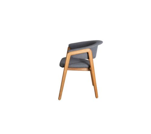 Cane-line Outdoor Luna Stol SH: 46 cm - Teak/Grey