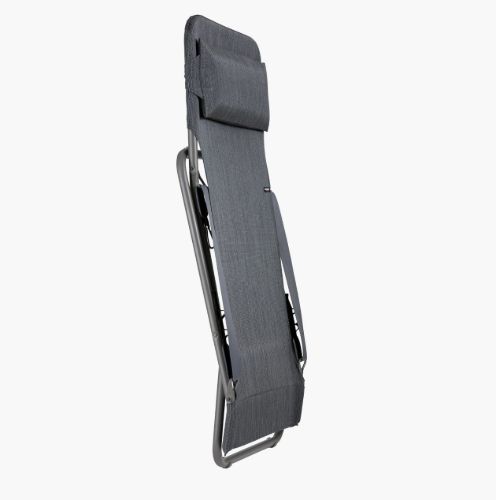 Lafuma Deckchair Transabed SH: 34 cm Batyline DUO - Obsidian