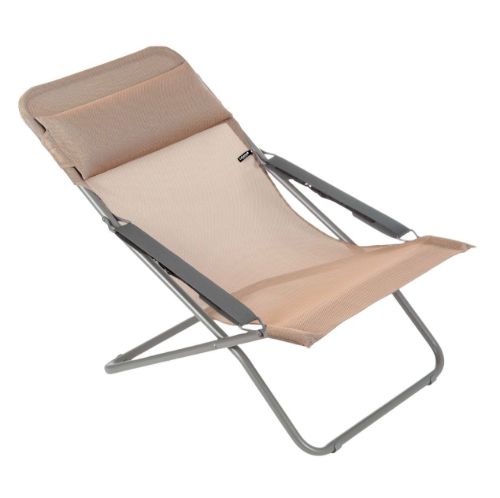 Lafuma Deckchair Transabed SH: 34 cm Batyline ISO - Canyon